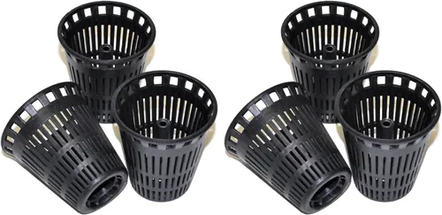 Miniatura 8 de Danco (10739P) Cestas de repuesto para trampa de ducha independiente, prevención de obstrucciones de drenaje de cabello, paquete de 6, color negro