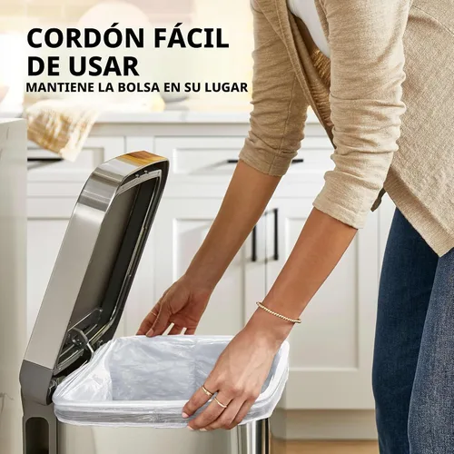 Miniatura 7 de Glad ForceFlex - Bolsas de basura altas para cocina, 13 galones, limpieza fresca, 140 unidades (el paquete puede variar)