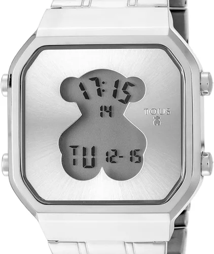 Miniatura 2 de TOUS D-Bear SQ SS DIG 600350 275 - Reloj para mujer, plateado, Movimiento de cuarzo