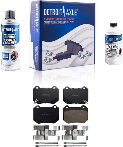 Miniatura 18 de Detroit Axle - Kit de freno delantero para Chevrolet Impala Monte Carlo Buick LeSabre Riviera Park Avenue Cadillac DeVille Olds Intrigue, Pinza