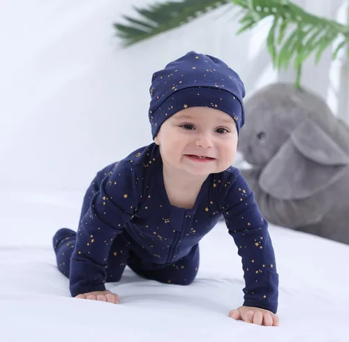 Miniatura 7 de Owlivia Sombrero orgánico del nudo del bebé, gorritos del bebé del hospital recién nacido, casquillo infantil unisex