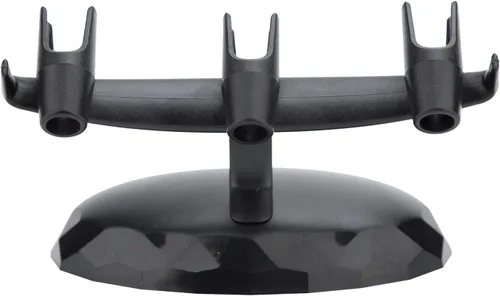 Miniatura 5 de Estación de soporte de pistola de aerógrafo Soporte de plástico para cepillo de aire con capacidad para 3 bolígrafos universales para aerógrafo