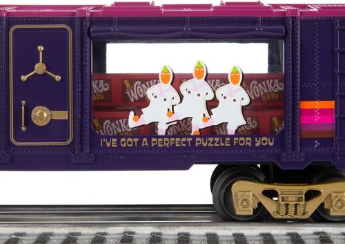 Miniatura 5 de Lionel Willy Wonka & The Chocolate Factory LionChief 5.0 - Juego de tren eléctrico de calibre O con Bluetooth y control remoto