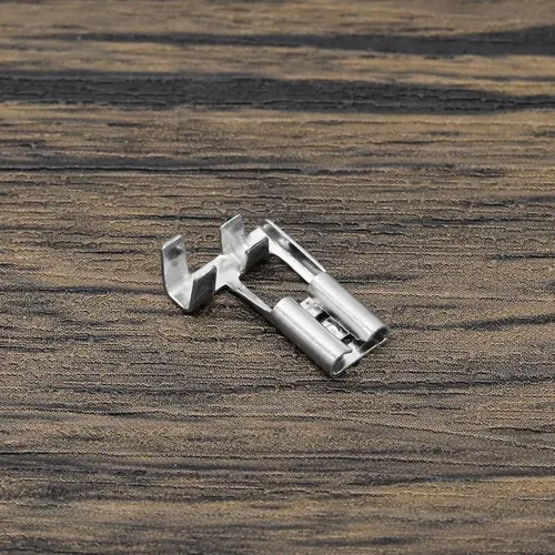 Miniatura 5 de 50 conectores de pala de terminal de crimpado de 0.189 in en ángulo de 90° con 50 fundas aislantes para interruptor de equipo, quad, bicicleta