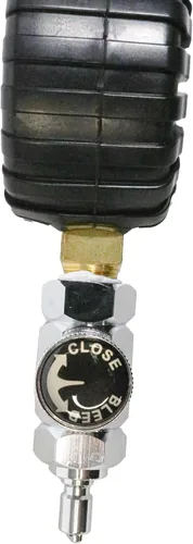 Miniatura 6 de Scuba Choice Manómetro intermedio de 2 pulgadas PSI y válvula de liberación, metal, lee hasta 300 PSI, comprobador de presión regulador rápido