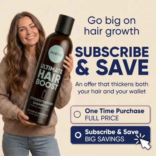 Miniatura 2 de Moerie Ultimate Hair Growth Shampoo - Para cabello más largo, grueso y lleno - Productos para el cabello voluminizadores veganos - Sin parabenos ni