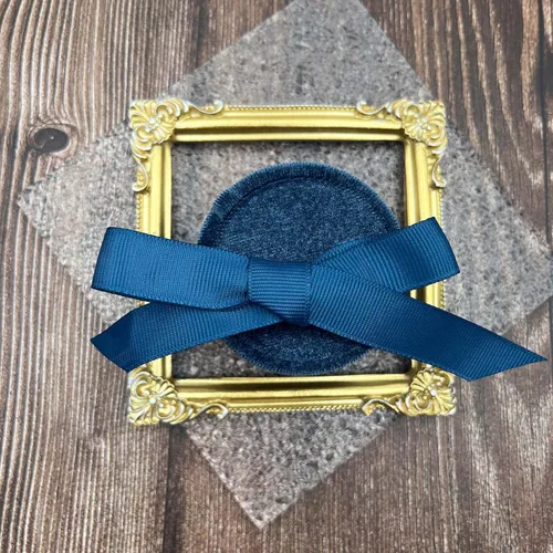 Miniatura 5 de Beatilog Caja de regalo pequeña para collares, estuche con colgante de terciopelo, portátil, redondo, para almacenamiento de joyas con elegante lazo