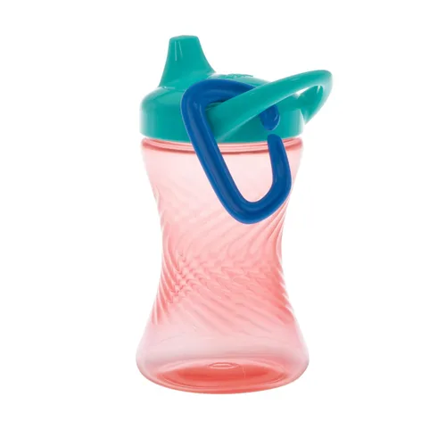 Miniatura 4 de Nuby Vaso antiderrames con boquilla dura de fácil agarre, de 10 onzas, para bebés de 6 meses, color verde/rojo/azul (paquete de 36)