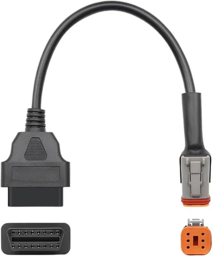 Miniatura 5 de for OBD2 Connector Motorcycle Motobike for for Moto for for Ducati OBD 2 Extension Cable(for Del phi 6pin)