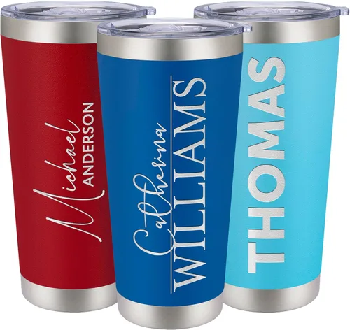 Miniatura 10 de Vasos de viaje personalizado de 20 y 30 onzas, con aislamiento
