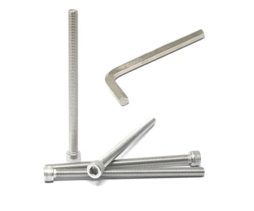 Miniatura 228 de iexcell 25 piezas M4 x 60/65/70/75/3.150 in paso de rosca 0.028 in acero inoxidable 304 cabeza hexagonal Tornillos Tornillos surtido Kit