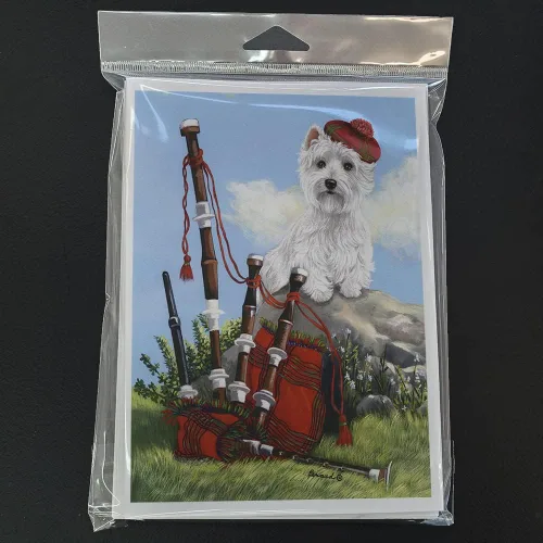 Miniatura 271 de Caroline's Treasures PPP3013GCA7P - Tarjetas de felicitación y sobres para mascotas de Basset Hound Teacher, paquete de 8 tarjetas en blanco