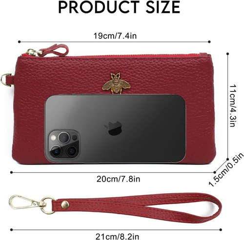 Miniatura 4 de imeetu Bolso de mano para mujer con correa para muñeca