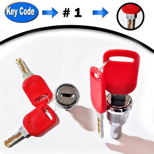 Miniatura 4 de Gumball - Cerradura y llave de máquina para máquinas de cápsulas GV25 y GV18 – Juego de cerradura de tapa superior y llave para máquina expendedora