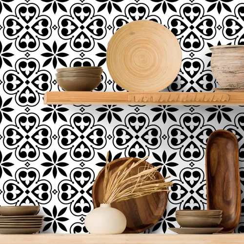 Miniatura 19 de 12 calcomanías mate para azulejos de pared, despegar y pegar, autoadhesivas, calcomanías de vinilo para azulejos de pared, adhesivo de PVC