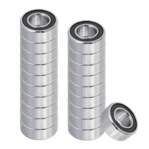 Miniatura 16 de Antrader Paquete de 20 rodamientos radiales de doble blindaje MR63ZZ de 0.118 in x 0.236 in x 0.098 in