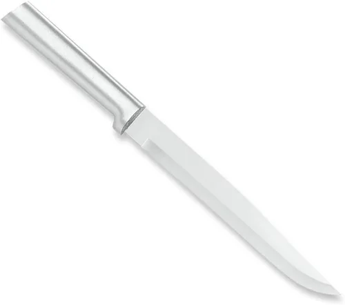 Miniatura 8 de Rada Cuchillo rebanador de cubiertos (W207), hoja de acero inoxidable de 7 pulgadas, mango negro, paquete de 2