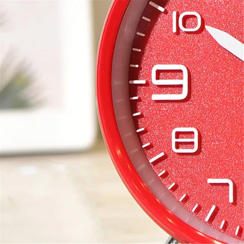 Miniatura 2 de TXY Reloj despertador clásico de doble campana para dormitorio con esfera estereoscópica, carcasa esmerilada, luz de fondo, tono de llamada mecánico