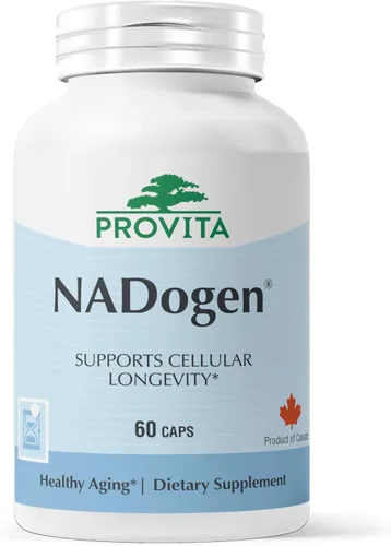 PROVITA Nadogen® - Aumenta los niveles de NAD+, apoya el metabolismo de la energía celular y combate el envejecimiento (60 cápsulas)
