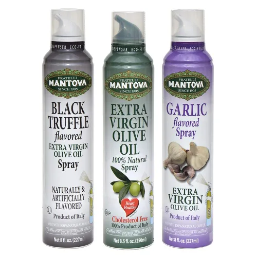 Miniatura 26 de Mantova Spray de Aceite de Oliva Extra Virgen Sabor Chile 8 oz. Botella de Aerosol - Controla la Cantidad de Aceite - Ideal para Ensaladas y Cocina