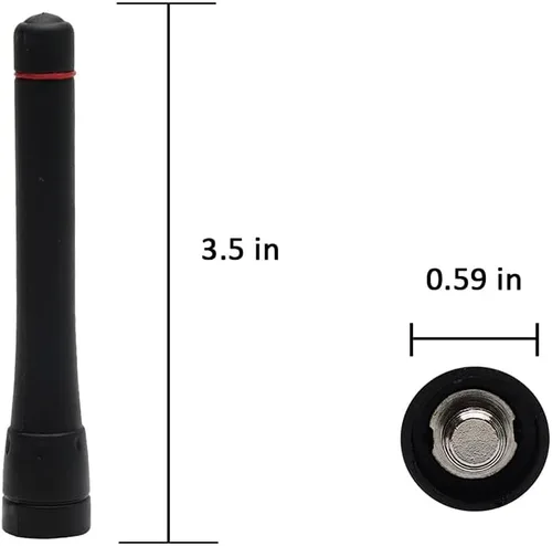 Miniatura 2 de UHF 400-470MHz Antena rechoncha para ICOM FA-SC73US IC-F21 F24 F43 F44 F4000 F4001 F4010 F4011 F4011 F4018 F4023 F4026 F4161 Walkie Talkie Dos Way