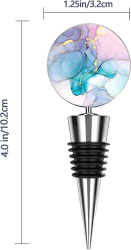 Miniatura 2 de Tapones de vino, tapón para botella de vino, tapón de champán ecológico, tapones de vino de silicona de aleación de zinc reutilizables