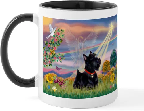 Miniatura 16 de CafePress Cloud Angel & Scotty Taza de café de cerámica (11 oz)
