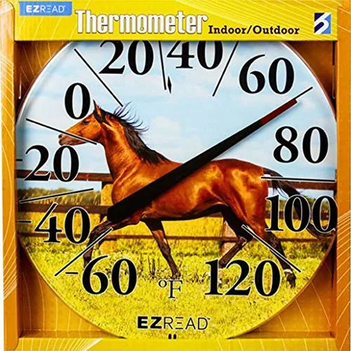 Miniatura 14 de Headwind Consumer Products EZREAD - Termómetro de esfera colgante, termómetros meteorológicos para uso en interiores y exteriores, diámetro grande