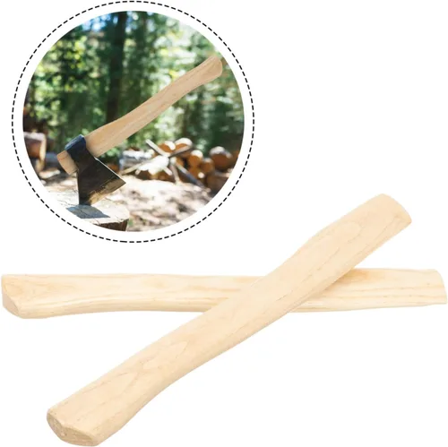 Miniatura 6 de DOITOOL 2 piezas de hacha de madera de repuesto de mango de hacha de hacha de madera de nogal, piezas de hacha, accesorios para el hogar, camping al