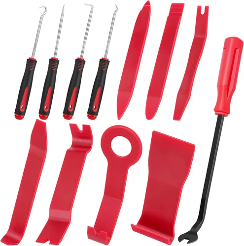 Miniatura 8 de GLK Juego de herramientas de extracción de moldura automática, kit de herramientas de palanca de plástico, herramienta de palanca, herramienta