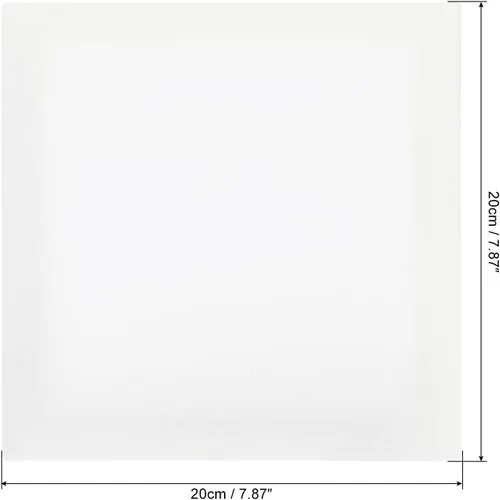 Miniatura 2 de PATIKIL Lienzos de pintura para pintura, paquete de 5 paneles cuadrados de madera de 8 x 8 pulgadas, paneles de arte en blanco estirados