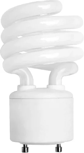 Miniatura 6 de KOR Paquete de 4 bombillas mini en espiral de 13 vatios - Base GU24 - (equivalente a 60 W) - T2 Mini-Twist - Bombilla CFL (blanco cálido (2700 K)