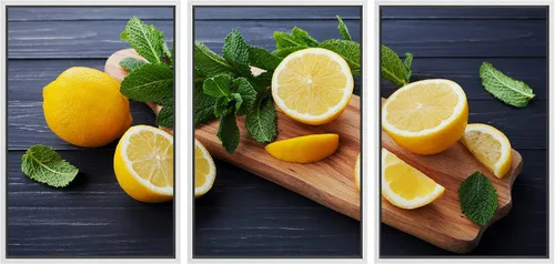 Miniatura 31 de wall26 Lienzo enmarcado para pared, juego de arte de hierbas, verduras y condimentos en madera, alimentos, fotografía cultural, realismo, paisaje