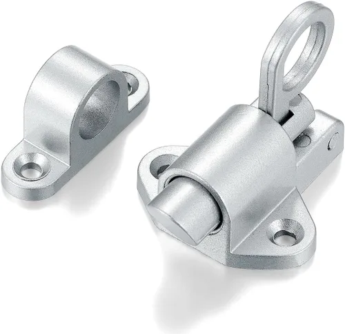 Miniatura 9 de Pestillos de cierre automático, pestillo de perno de resorte, cerradura de puerta de resorte, cerradura de puerta de aleación de aluminio de resorte