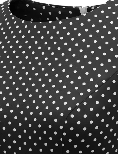 Miniatura 89 de Dressystar - Vestidos clásicos de fiesta con mangas casquillo, estilo Rockabilly y retro de la década de 1950