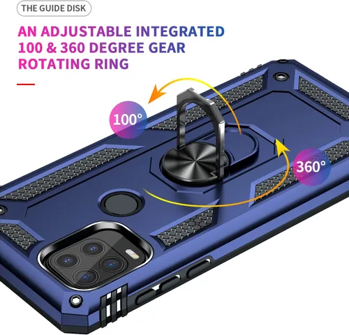 Miniatura 4 de Funda protectora para Moto G Stylus 5G (2021), con protector de pantalla, [grado militar] de 16 pies, con función de atril magnético, para Motorola