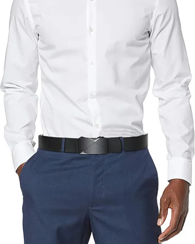 Miniatura 2 de Oyifan Cinturón negro para hombre cinturón de diseñador de cuero genuino para hombre cinturón de moda para hombre cinturón casual para hombre