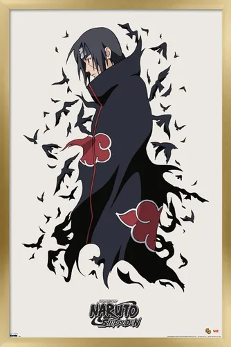 Miniatura 14 de Trends International Naruto Shippuden - Póster de pared de Itachi, 14.725 x 22.375 pulgadas, versión enmarcada de madera de granero