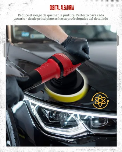 Miniatura 5 de AVID POWER Pulidora de Buffer de Doble Acción para Automóvil, Pulidora Orbital de 6 Pulgadas para Detallado de Automóviles con 6 Velocidades