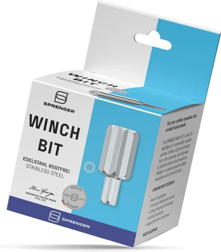 Miniatura 2 de Herm Sprenger Adaptador de broca de cabrestante de velero de acero inoxidable para destornillador inalámbrico, broca de cabrestante para taladro
