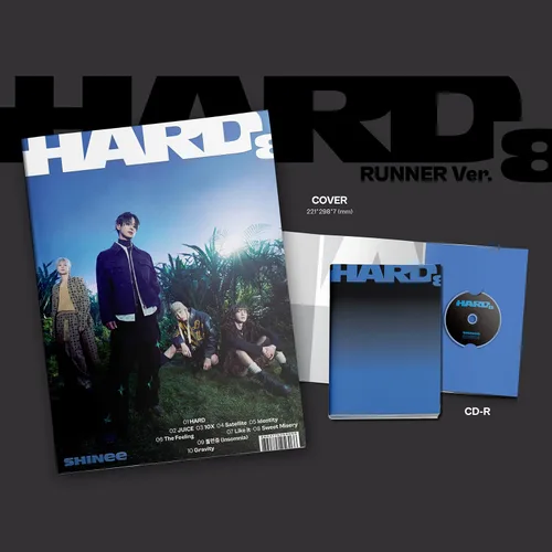 Miniatura 2 de SHINee - 8th Album [Hard] (Runner Ver.) Cover + CD-R + Photo Book + Photo Card + Bromide + Poster + 4 Hologram Photocards