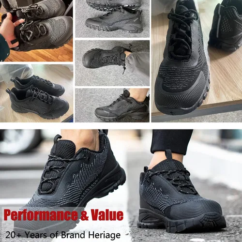 Miniatura 31 de ulogu Zapatos de senderismo impermeables para hombres y mujeres, cómodos, ligeros, antideslizantes, para caminar todo el día, para trabajar y caminar