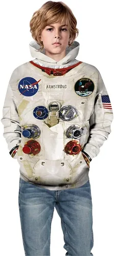 Miniatura 3 de Plustrong Kids Boys Halloween Costume 3D Sweatshirts Pullover Hoodies for Kids 6-16 Years
