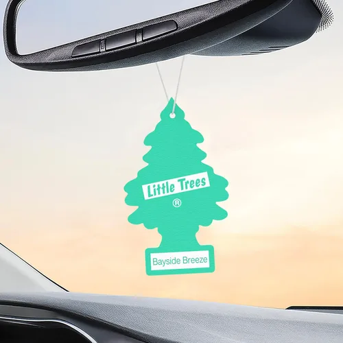 Miniatura 6 de Little Trees - Ambientador de árbol colgante que proporciona un aroma de larga duración para tu hogar o tu auto. Aroma Bayside Breeze, 24