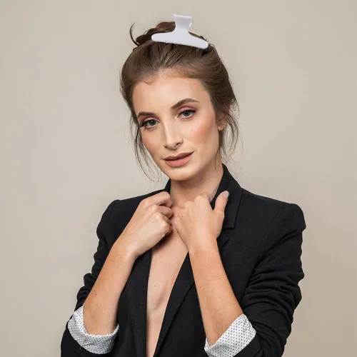 Miniatura 8 de CIEHER - Pinzas para el cabello para mujer, paquete de 24 pinzas para el cabello para peinar, pinzas para el cabello de mariposa, pinzas para Negro