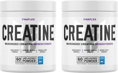 Miniatura 9 de FINAFLEX Creatina pura, sin sabor, 5.3 onzas, promueve la fuerza muscular, el tamaño y el rendimiento, monohidrato de creatina micronizado 100%
