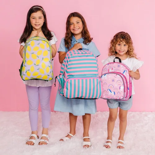 Miniatura 6 de Wildkin Mochila infantil de 12 pulgadas, acolchada, ajustable, ideal para guardería y viajes, unicornios arcoíris