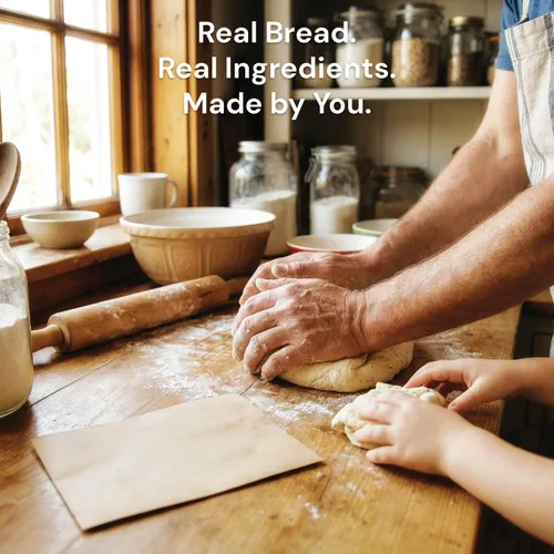 Miniatura 5 de Homestead Bread Co. Cultivo básico de masa madre de granja - Iniciador de masa madre deshidratada con cultivos activos para pan casero, hornear