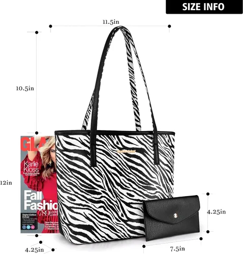 Miniatura 5 de Montana West - Bolsas de mano grandes de cuero, para mujer con asa superior para usar en la mano o colgada del hombro, bandolera