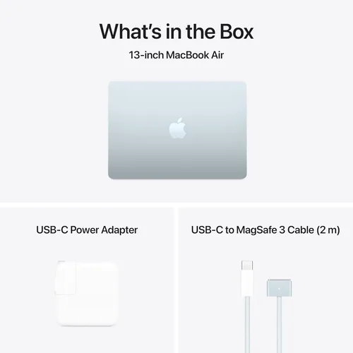 Miniatura 6 de Apple Laptop MacBook Air 2025 de 13 pulgadas con chip M4: diseñada para Apple Intelligence, Pantalla Liquid Retina de 13.6 pulgadas, Memoria Azul